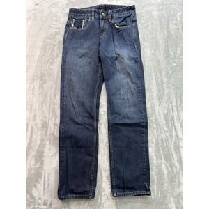 Goodale Jeans Mens Sz 29x32 Blue Straight Leg Faded Guys Work Denim Mid Rise